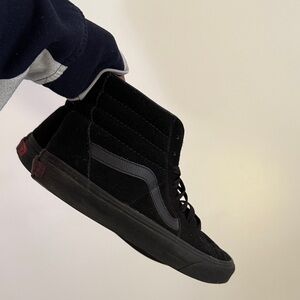 Vans Men's Black Suede High-Tops